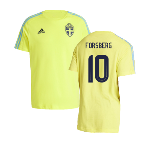 2024-2025 Sweden DNA Tee (Yellow) (FORSBERG 10)