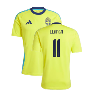 2024-2025 Sweden Home Fan Shirt (ELANGA 11) 2024-2025 Sweden Home Fan Shirt (ELANGA 11)