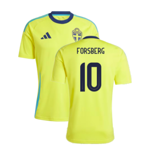 2024-2025 Sweden Home Fan Shirt (FORSBERG 10)