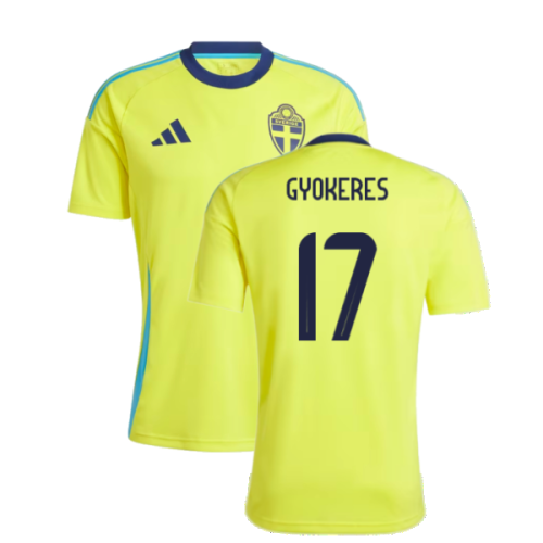 2024-2025 Sweden Home Fan Shirt (GYOKERES 17)