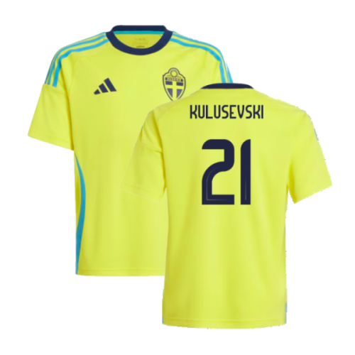 2024-2025 Sweden Home Fan Shirt (Kids) (KULUSEVSKI 21)