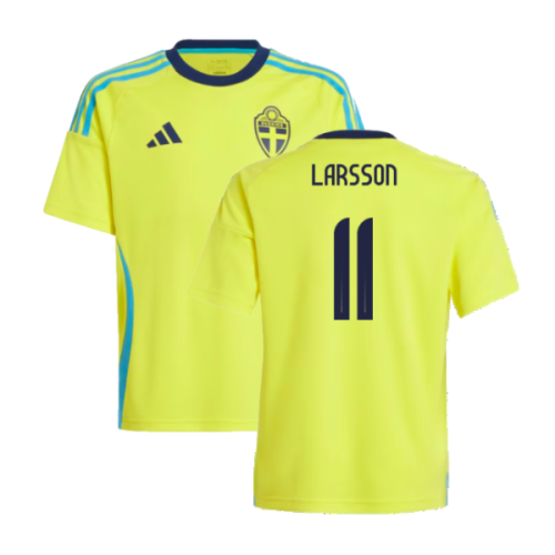 2024-2025 Sweden Home Fan Shirt (Kids) (LARSSON 11)