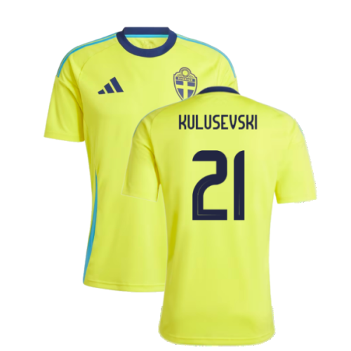 2024-2025 Sweden Home Fan Shirt (KULUSEVSKI 21)