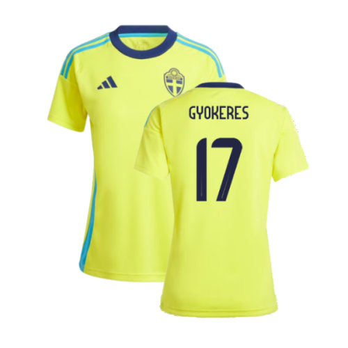 2024-2025 Sweden Home Fan Shirt (Ladies) (GYOKERES 17)