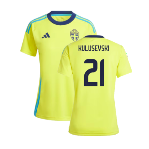 2024-2025 Sweden Home Fan Shirt (Ladies) (KULUSEVSKI 21)