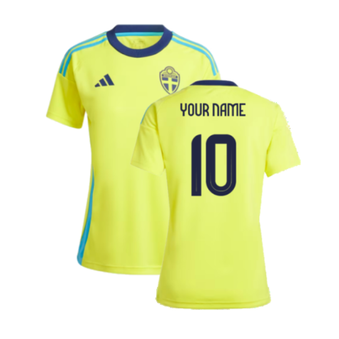 2024-2025 Sweden Home Fan Shirt (Ladies) (Your Name)