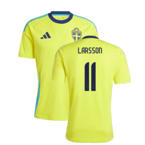 2024-2025 Sweden Home Fan Shirt (LARSSON 11)