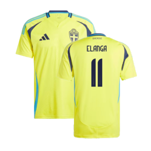 2024-2025 Sweden Home Shirt (ELANGA 11)