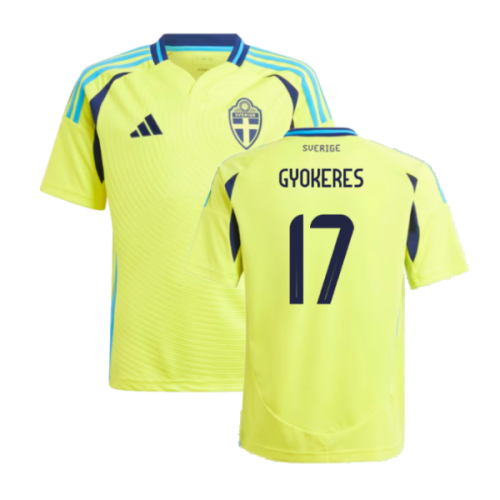 2024-2025 Sweden Home Shirt (Kids) (GYOKERES 17)