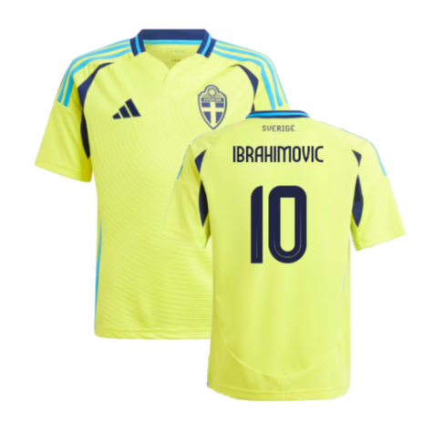 2024-2025 Sweden Home Shirt (Kids) (IBRAHIMOVIC 10)