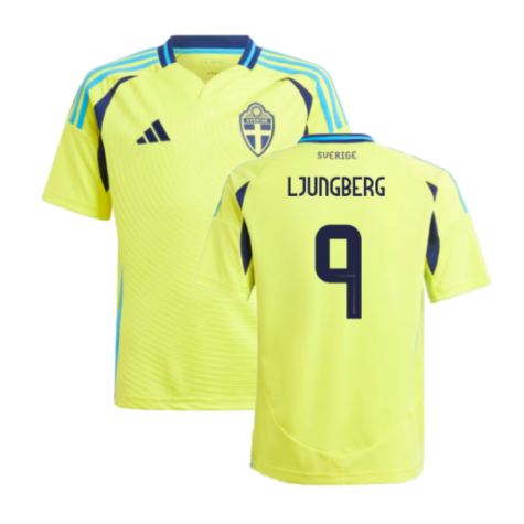 2024-2025 Sweden Home Shirt (Kids) (LJUNGBERG 9)