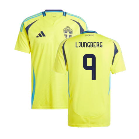 2024-2025 Sweden Home Shirt (LJUNGBERG 9)