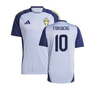 2024-2025 Sweden Training Jersey (Blue) (FORSBERG 10)