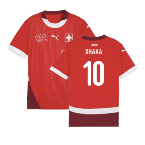 2024-2025 Switzerland Home Shirt (Kids) (Xhaka 10)