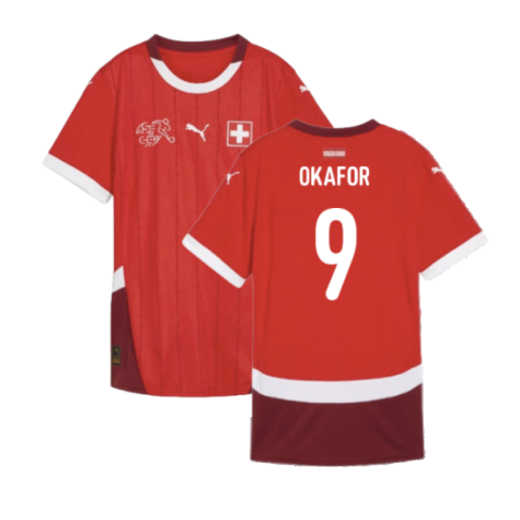 2024-2025 Switzerland Home Shirt (Ladies) (Okafor 9)