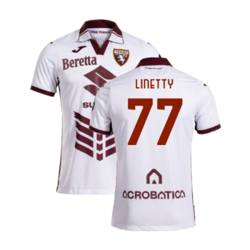 2024-2025 Torino Away Shirt (Linetty 77)