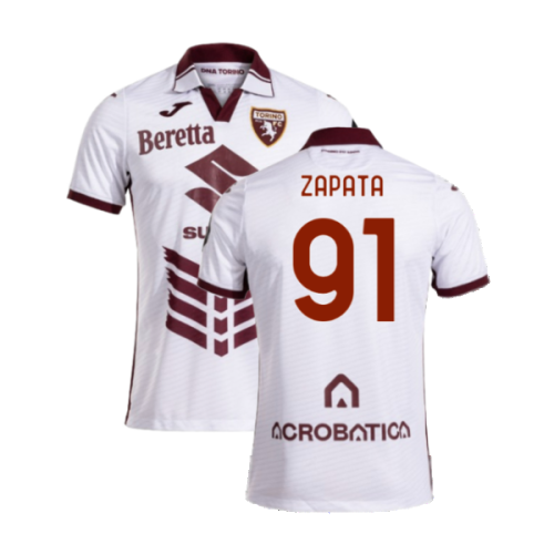 2024-2025 Torino Away Shirt (Zapata 91)