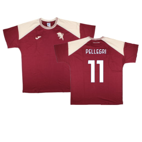 2024-2025 Torino Free Time T-Shirt (Burgundy) (Pellegri 11)