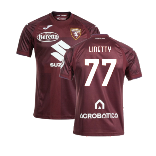 2024-2025 Torino Replica Home Shirt (Linetty 77)