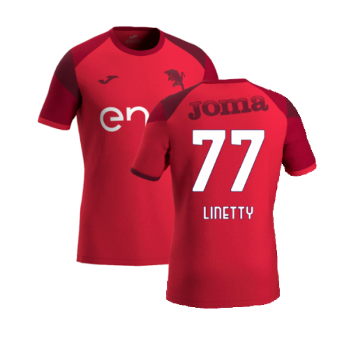 2024-2025 Torino Training Shirt (Red) (Linetty 77)