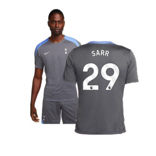 2024-2025 Tottenham Dri-Fit Strike Training Shirt (Dark Grey) (Sarr 29)