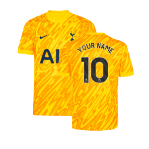 2024-2025 Tottenham Home Goalkeeper Shirt (Orange) - Kids