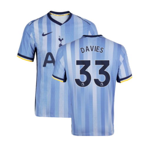 2024-2025 Tottenham Hotspur Authentic Away Shirt (Davies 33)