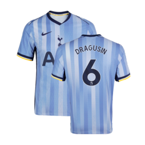 2024-2025 Tottenham Hotspur Authentic Away Shirt (Dragusin 6)