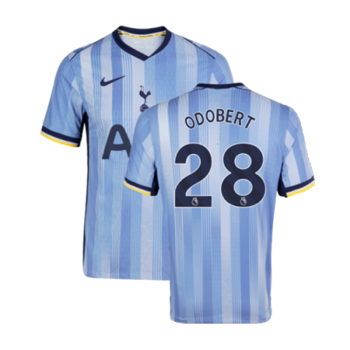 2024-2025 Tottenham Hotspur Authentic Away Shirt (Odobert 28)