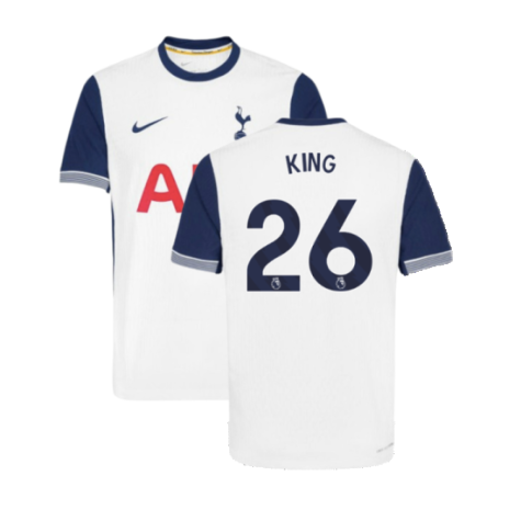 2024-2025 Tottenham Hotspur Authentic Home Shirt (King 26)