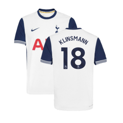 2024-2025 Tottenham Hotspur Authentic Home Shirt (Klinsmann 18)