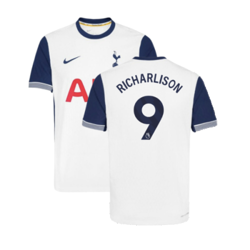 2024-2025 Tottenham Hotspur Authentic Home Shirt (Richarlison 9)