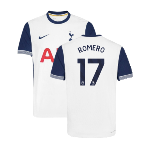 2024-2025 Tottenham Hotspur Authentic Home Shirt (Romero 17)