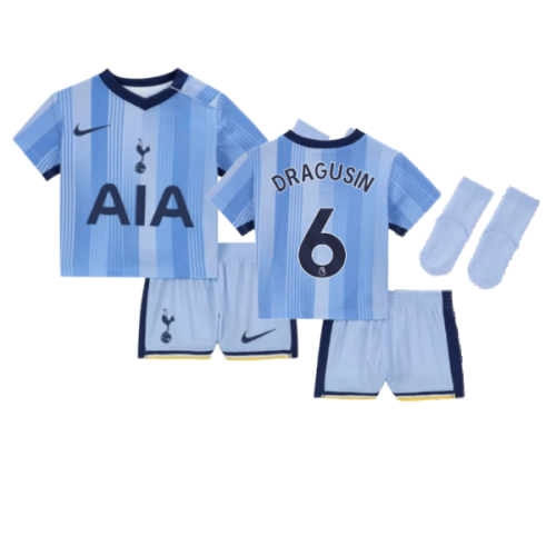 2024-2025 Tottenham Hotspur Away Baby Kit (Dragusin 6)