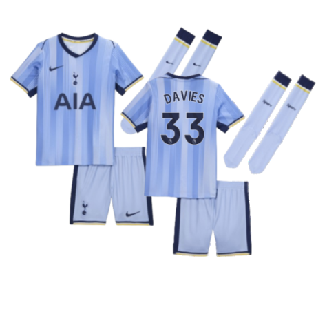 2024-2025 Tottenham Hotspur Away Mini Kit (Davies 33)