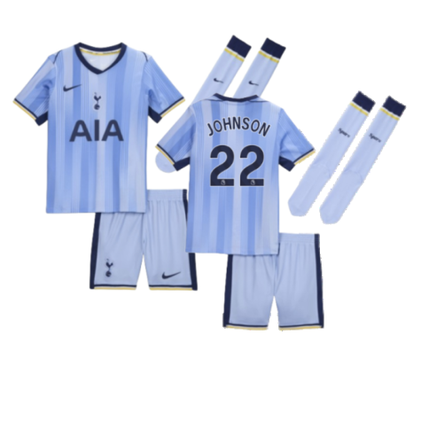 2024-2025 Tottenham Hotspur Away Mini Kit (Johnson 22)