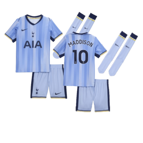 2024-2025 Tottenham Hotspur Away Mini Kit (Maddison 10)