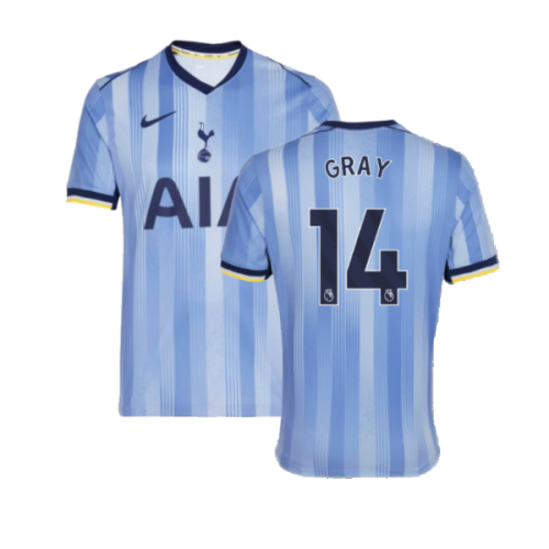 2024-2025 Tottenham Hotspur Away Shirt (Gray 14)