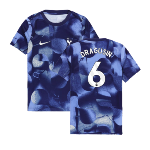 2024-2025 Tottenham Hotspur Dri-FIT Match Shirt (Blue) - Kids (Dragusin 6)