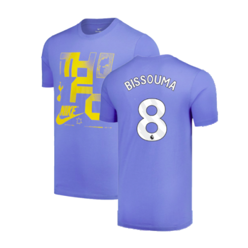 2024-2025 Tottenham Hotspur Futura T-Shirt (Sky Blue) (Bissouma 8)