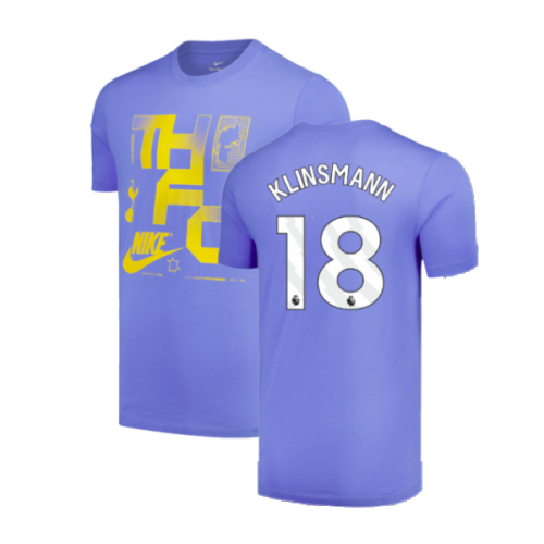 2024-2025 Tottenham Hotspur Futura T-Shirt (Sky Blue) (Klinsmann 18)