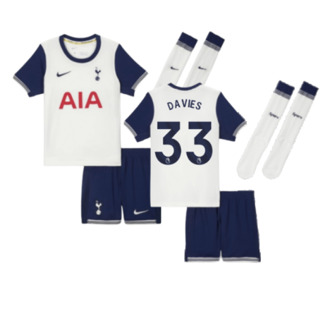 2024-2025 Tottenham Hotspur Home Mini Kit (Davies 33)