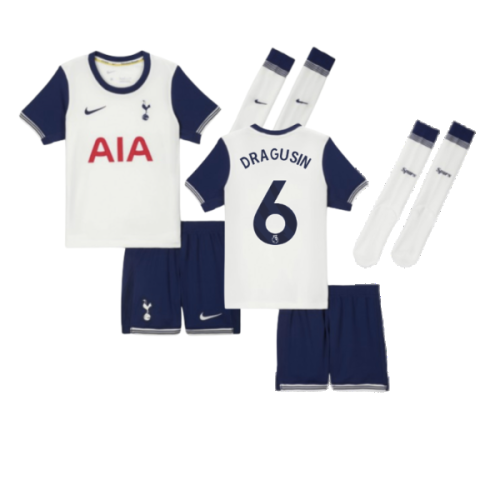 2024-2025 Tottenham Hotspur Home Mini Kit (Dragusin 6)