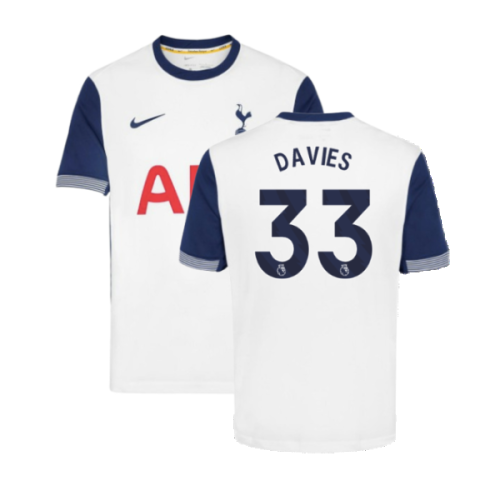 2024-2025 Tottenham Hotspur Home Shirt (Davies 33)