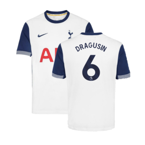 2024-2025 Tottenham Hotspur Home Shirt (Dragusin 6)