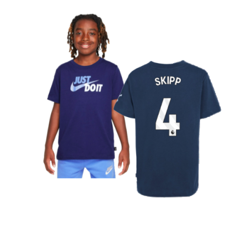 2024-2025 Tottenham Hotspur Just Do It T-Shirt (Navy) - Kids (Skipp 4)