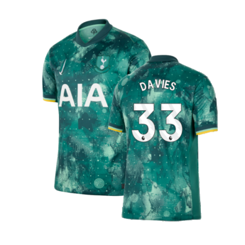 2024-2025 Tottenham Hotspur Third Shirt (Davies 33)