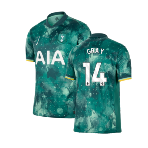 2024-2025 Tottenham Hotspur Third Shirt (Gray 14)