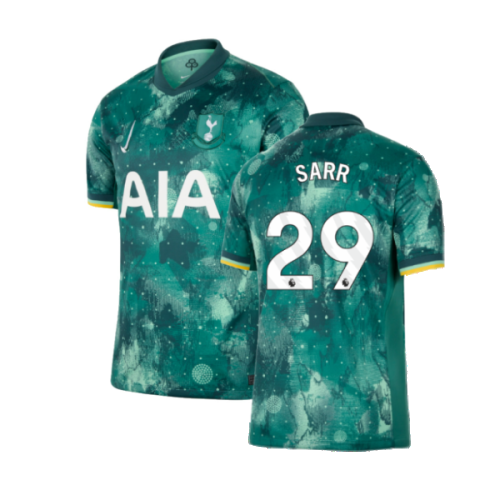 2024-2025 Tottenham Hotspur Third Shirt (Sarr 29)