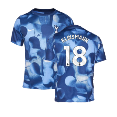 2024-2025 Tottenham Pre-Match Shirt (Binary Blue) (Klinsmann 18)